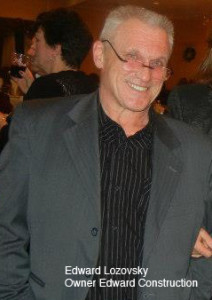 Edward Lozovsky, Owner of Edward Construction